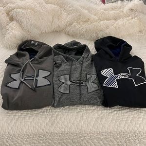 3 Adult Med UA Hoodies